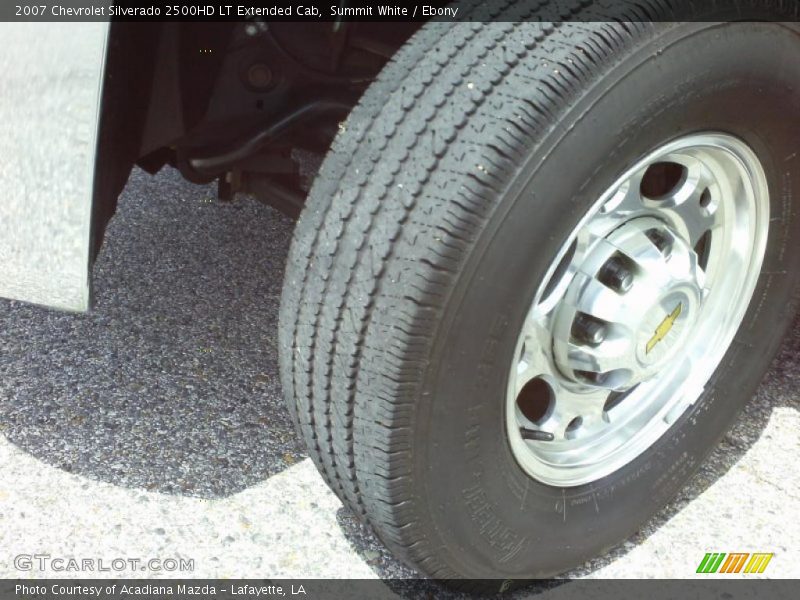 Summit White / Ebony 2007 Chevrolet Silverado 2500HD LT Extended Cab