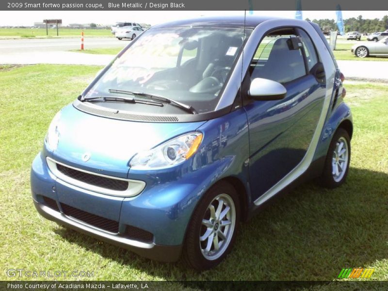 Blue Metallic / Design Black 2009 Smart fortwo passion coupe