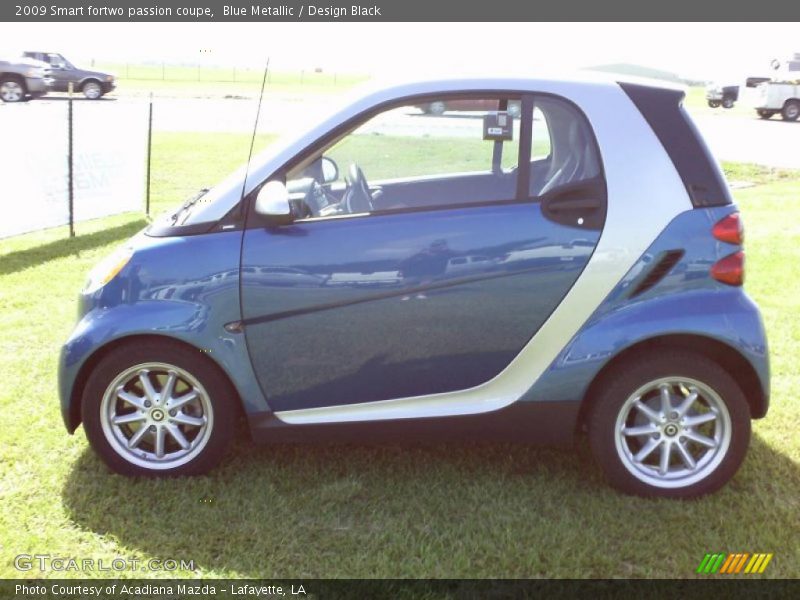 Blue Metallic / Design Black 2009 Smart fortwo passion coupe