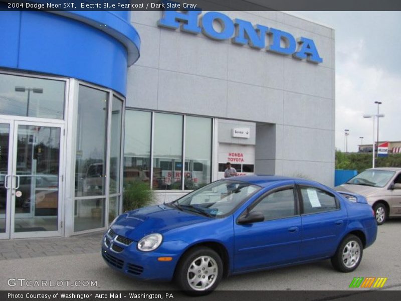 Electric Blue Pearlcoat / Dark Slate Gray 2004 Dodge Neon SXT