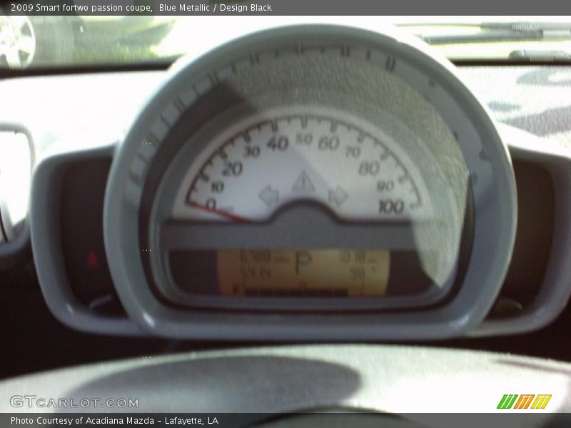 Blue Metallic / Design Black 2009 Smart fortwo passion coupe