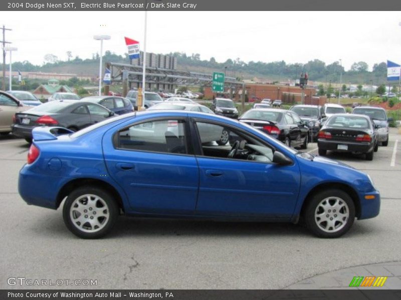 Electric Blue Pearlcoat / Dark Slate Gray 2004 Dodge Neon SXT