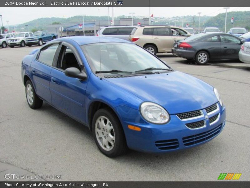 Electric Blue Pearlcoat / Dark Slate Gray 2004 Dodge Neon SXT