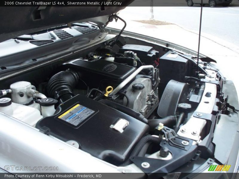 Silverstone Metallic / Light Gray 2006 Chevrolet TrailBlazer LS 4x4