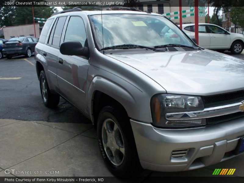 Silverstone Metallic / Light Gray 2006 Chevrolet TrailBlazer LS 4x4