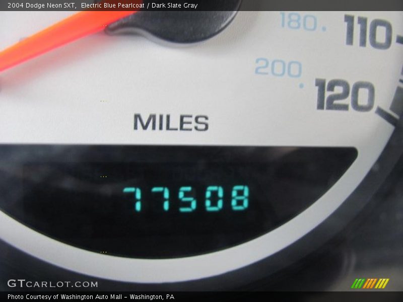 Electric Blue Pearlcoat / Dark Slate Gray 2004 Dodge Neon SXT