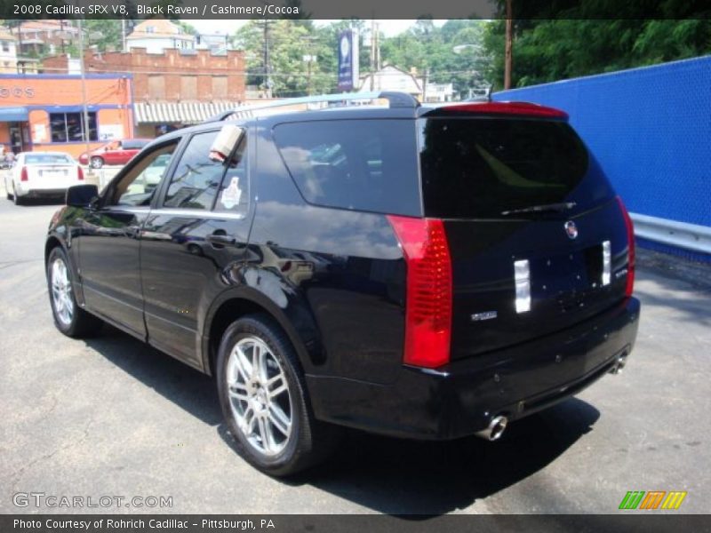 Black Raven / Cashmere/Cocoa 2008 Cadillac SRX V8