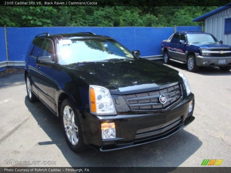 Black Raven / Cashmere/Cocoa 2008 Cadillac SRX V8