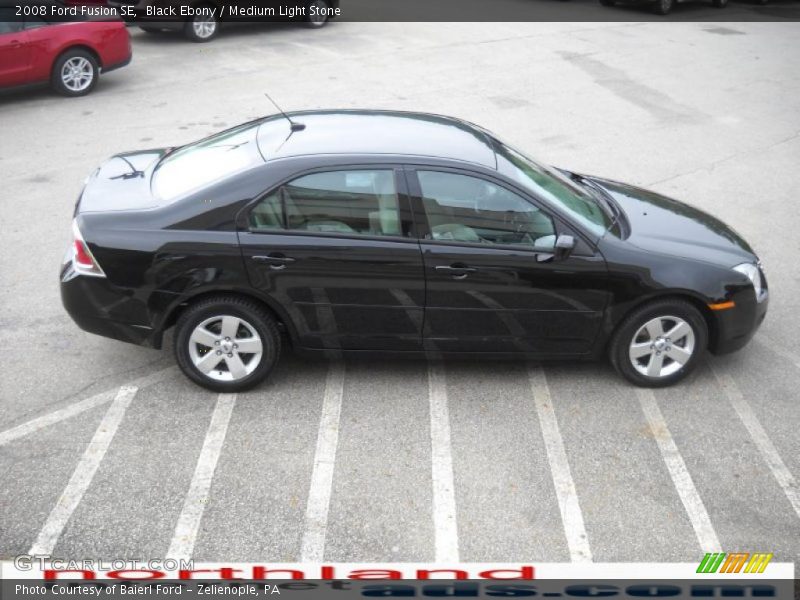 Black Ebony / Medium Light Stone 2008 Ford Fusion SE