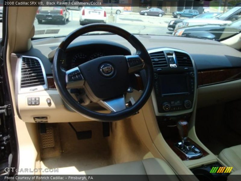 Black Raven / Cashmere/Cocoa 2008 Cadillac SRX V8