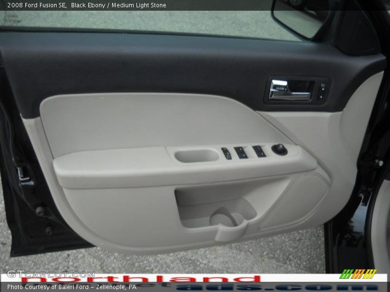 Black Ebony / Medium Light Stone 2008 Ford Fusion SE