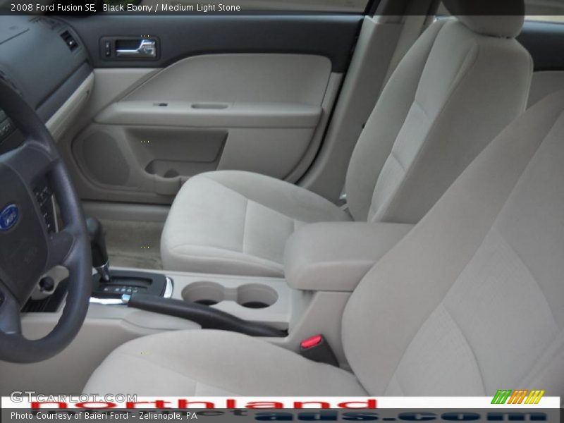 Black Ebony / Medium Light Stone 2008 Ford Fusion SE