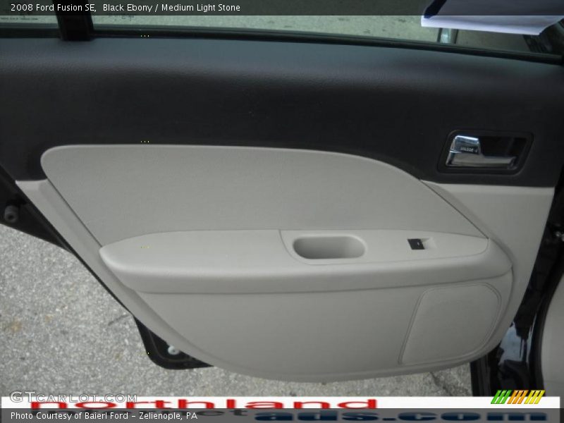 Black Ebony / Medium Light Stone 2008 Ford Fusion SE