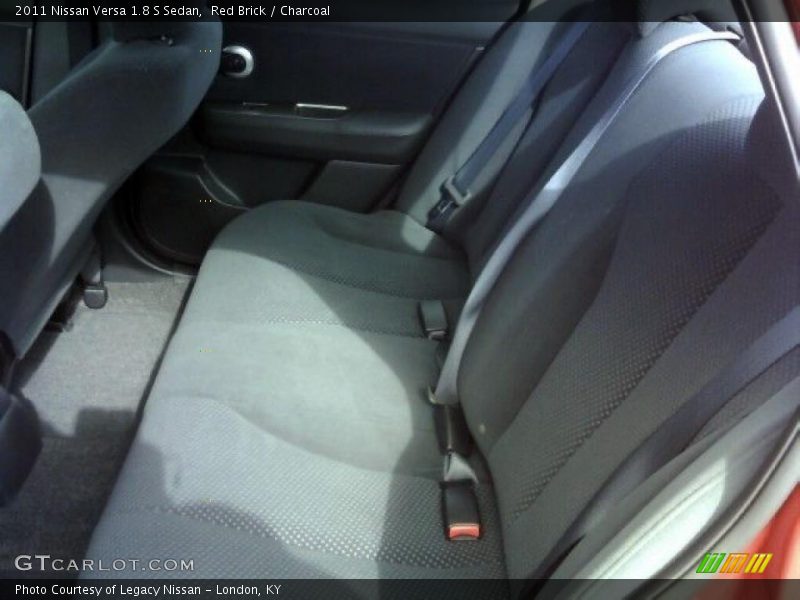 Red Brick / Charcoal 2011 Nissan Versa 1.8 S Sedan