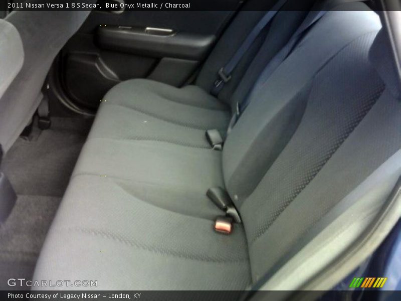 Blue Onyx Metallic / Charcoal 2011 Nissan Versa 1.8 S Sedan