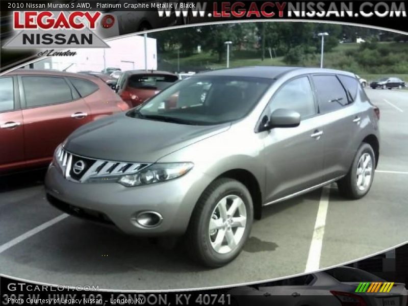 Platinum Graphite Metallic / Black 2010 Nissan Murano S AWD