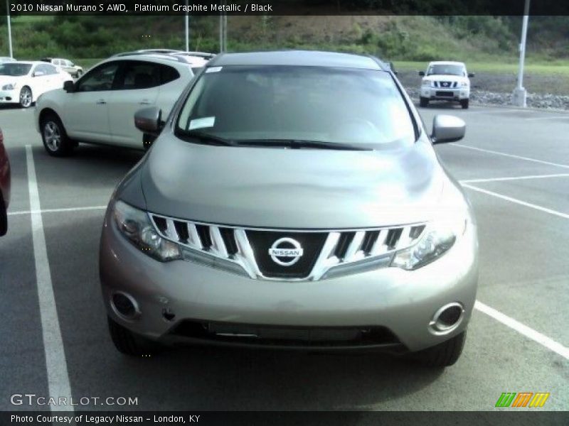 Platinum Graphite Metallic / Black 2010 Nissan Murano S AWD