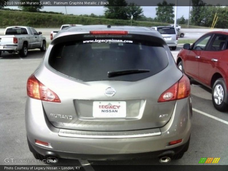 Platinum Graphite Metallic / Black 2010 Nissan Murano S AWD
