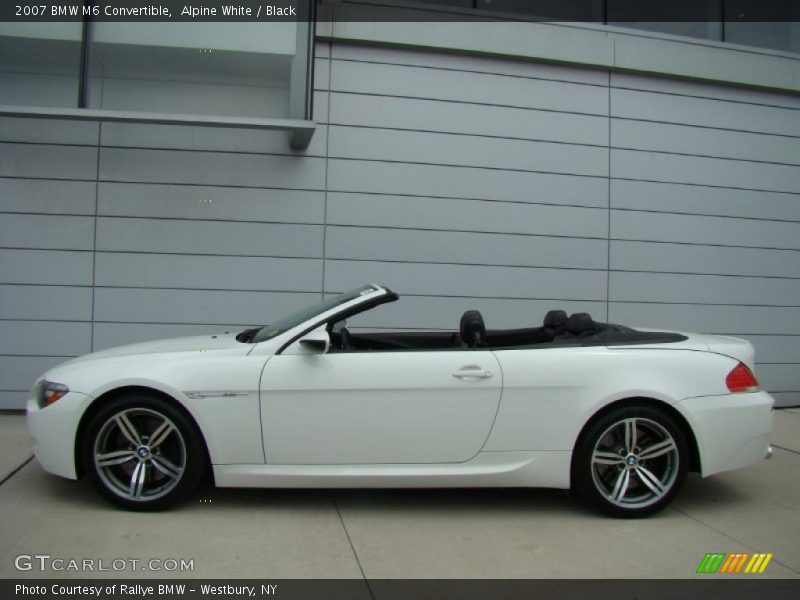 Alpine White / Black 2007 BMW M6 Convertible