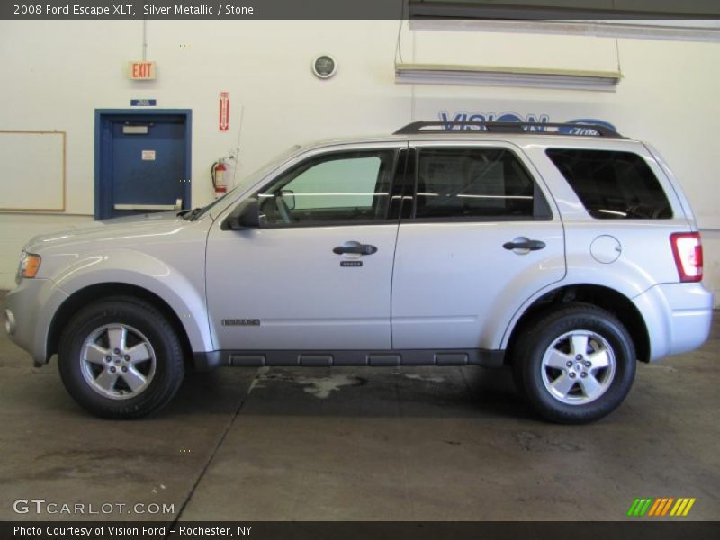 Silver Metallic / Stone 2008 Ford Escape XLT