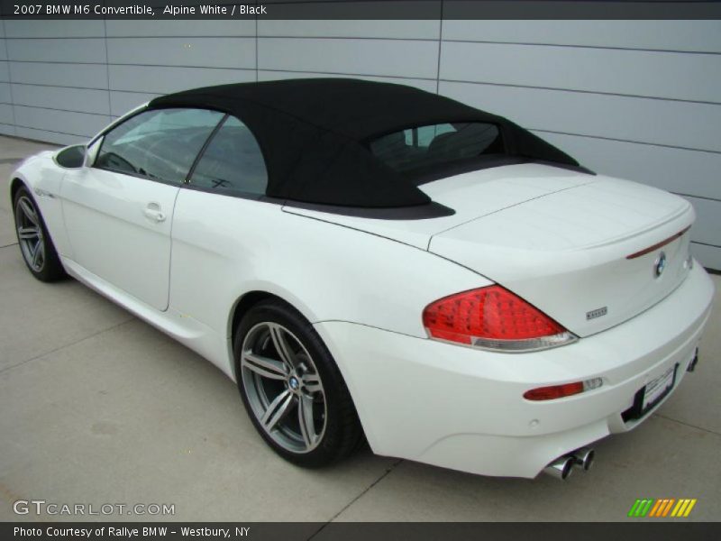 Alpine White / Black 2007 BMW M6 Convertible