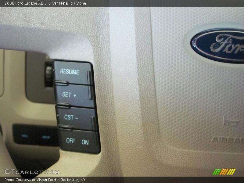 Silver Metallic / Stone 2008 Ford Escape XLT