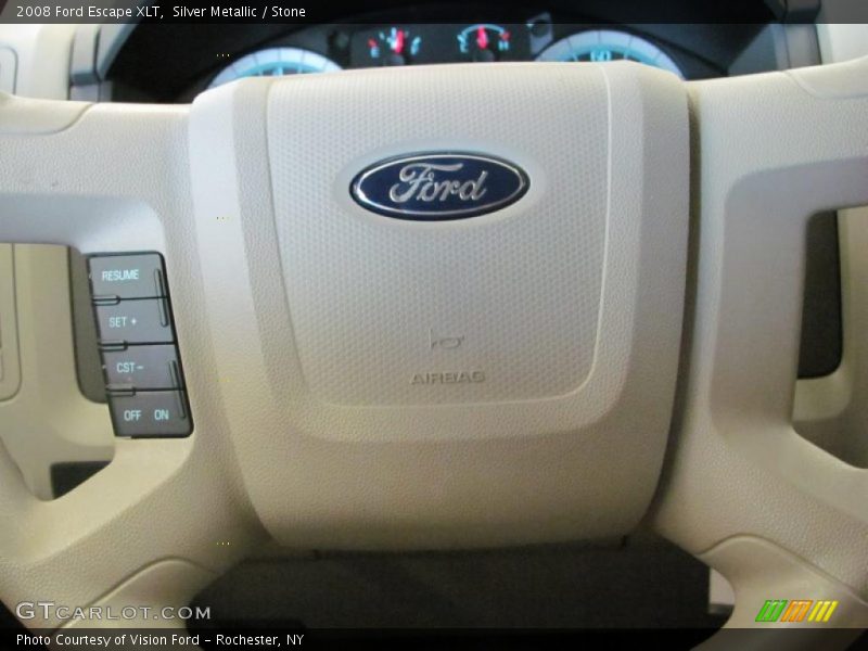 Silver Metallic / Stone 2008 Ford Escape XLT