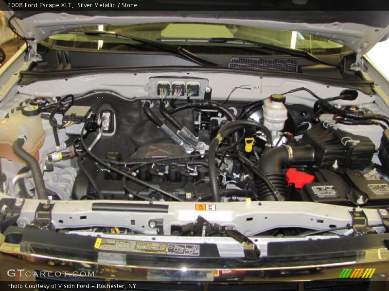 Silver Metallic / Stone 2008 Ford Escape XLT