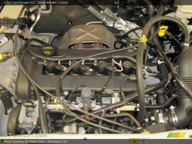 Silver Metallic / Stone 2008 Ford Escape XLT