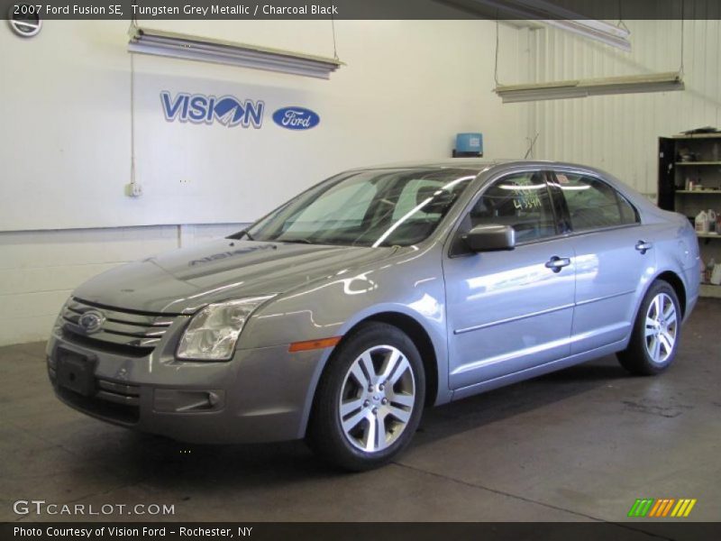 Tungsten Grey Metallic / Charcoal Black 2007 Ford Fusion SE