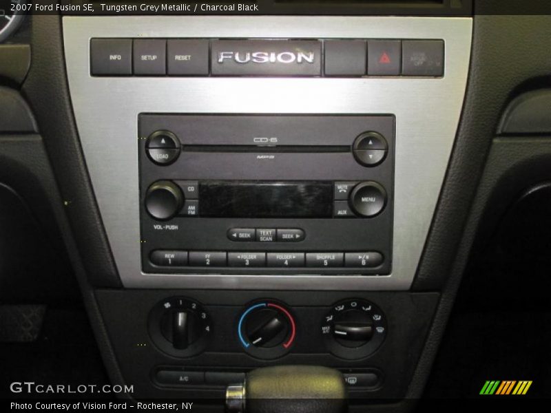 Tungsten Grey Metallic / Charcoal Black 2007 Ford Fusion SE