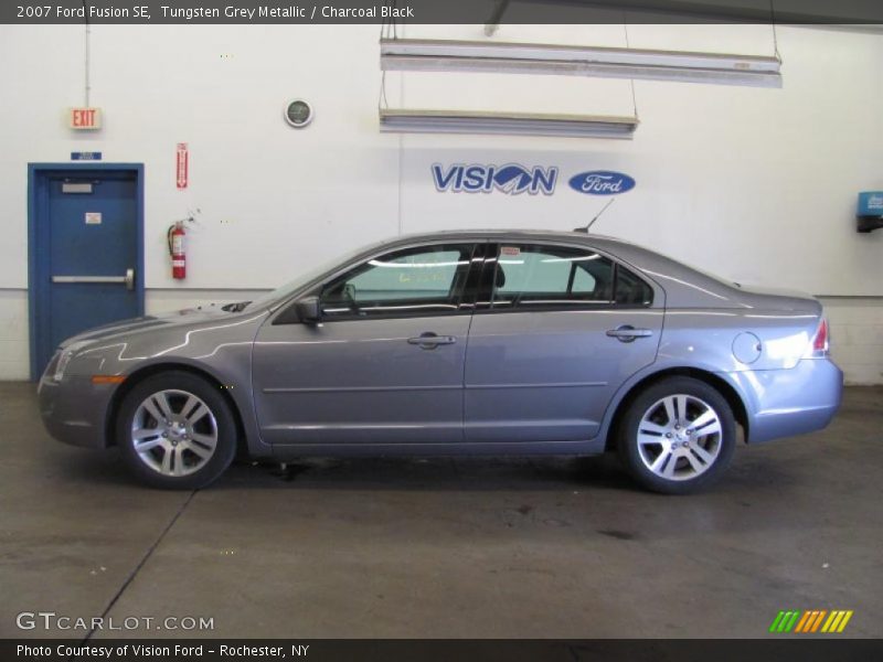 Tungsten Grey Metallic / Charcoal Black 2007 Ford Fusion SE