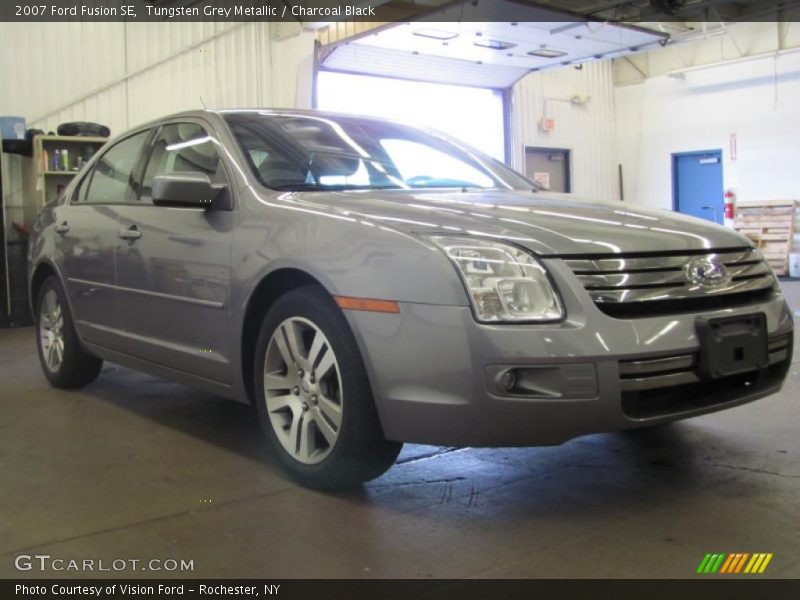 Tungsten Grey Metallic / Charcoal Black 2007 Ford Fusion SE