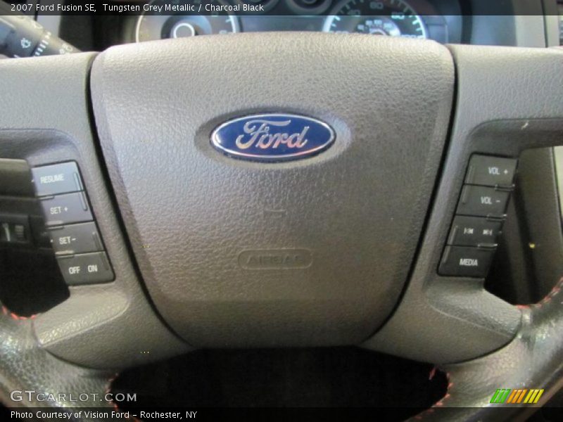 Tungsten Grey Metallic / Charcoal Black 2007 Ford Fusion SE