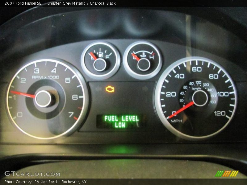 Tungsten Grey Metallic / Charcoal Black 2007 Ford Fusion SE
