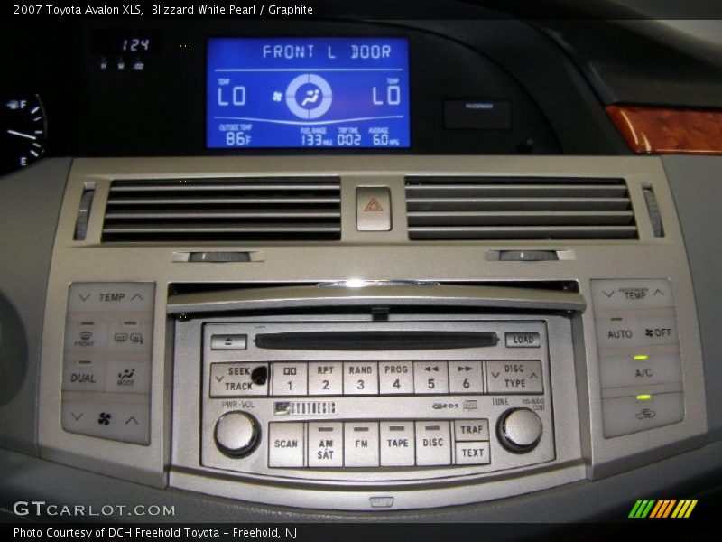 Blizzard White Pearl / Graphite 2007 Toyota Avalon XLS