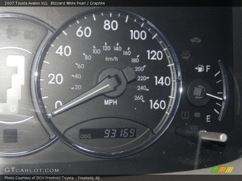 Blizzard White Pearl / Graphite 2007 Toyota Avalon XLS