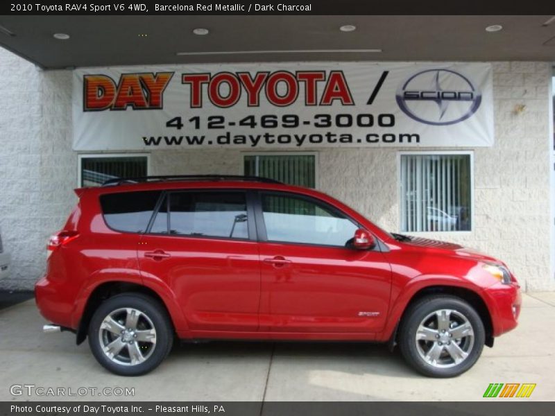 Barcelona Red Metallic / Dark Charcoal 2010 Toyota RAV4 Sport V6 4WD