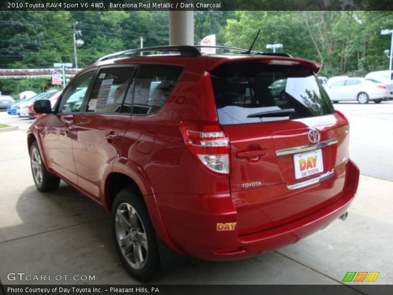 Barcelona Red Metallic / Dark Charcoal 2010 Toyota RAV4 Sport V6 4WD