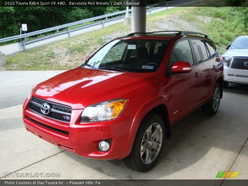 Barcelona Red Metallic / Dark Charcoal 2010 Toyota RAV4 Sport V6 4WD