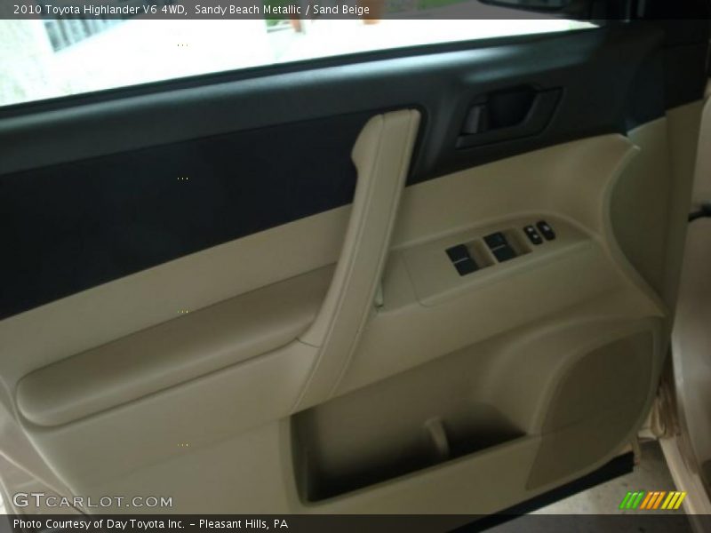 Sandy Beach Metallic / Sand Beige 2010 Toyota Highlander V6 4WD