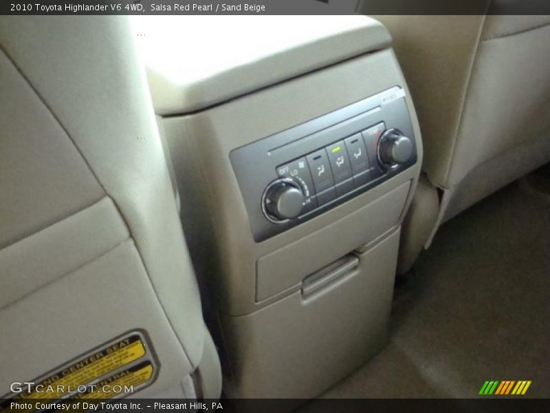 Salsa Red Pearl / Sand Beige 2010 Toyota Highlander V6 4WD