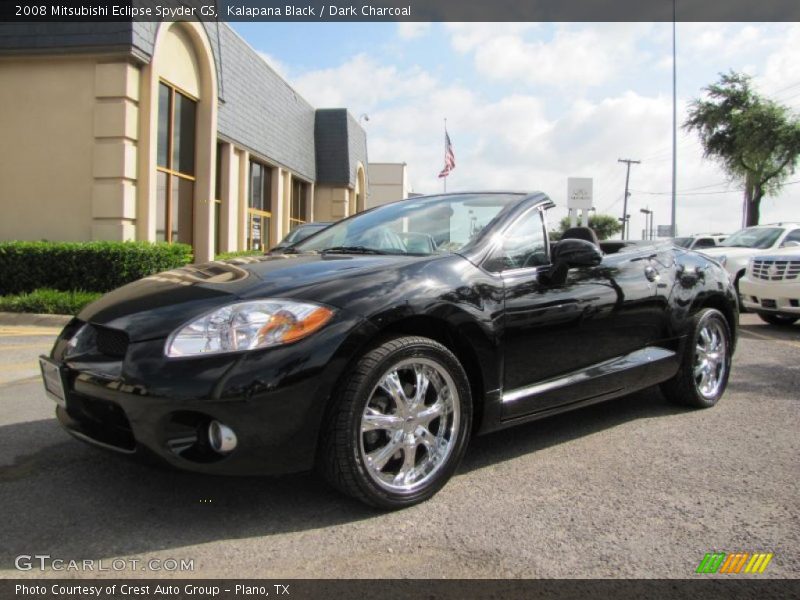 Kalapana Black / Dark Charcoal 2008 Mitsubishi Eclipse Spyder GS