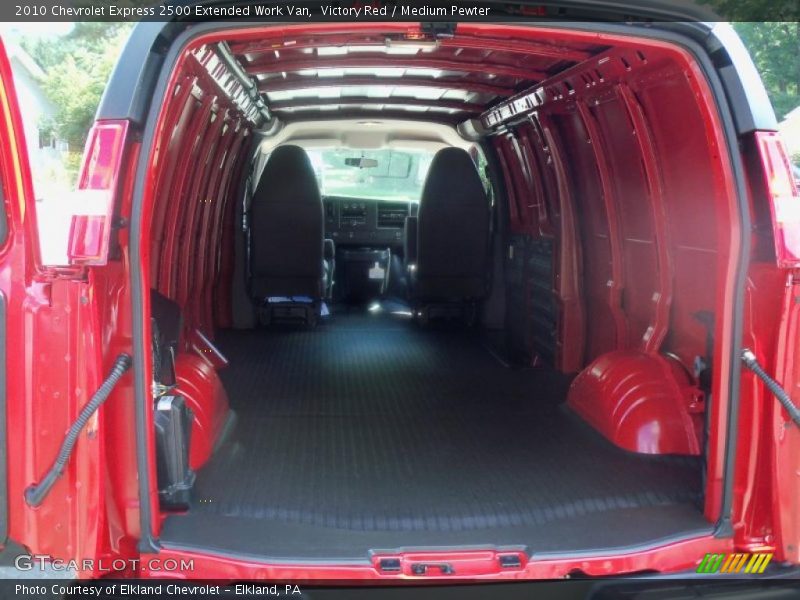 Victory Red / Medium Pewter 2010 Chevrolet Express 2500 Extended Work Van