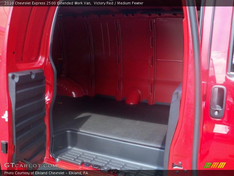 Victory Red / Medium Pewter 2010 Chevrolet Express 2500 Extended Work Van