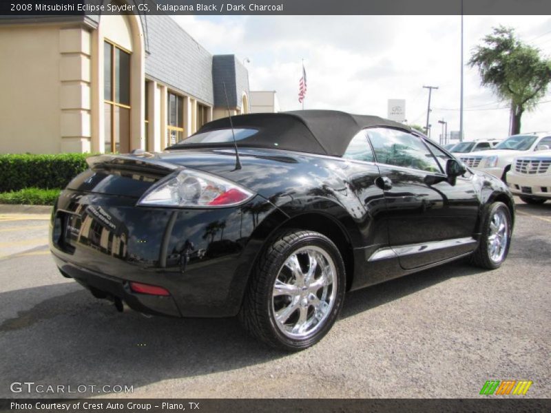 Kalapana Black / Dark Charcoal 2008 Mitsubishi Eclipse Spyder GS