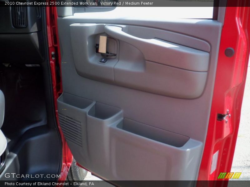 Victory Red / Medium Pewter 2010 Chevrolet Express 2500 Extended Work Van