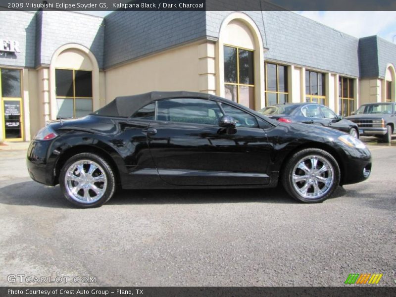 Kalapana Black / Dark Charcoal 2008 Mitsubishi Eclipse Spyder GS