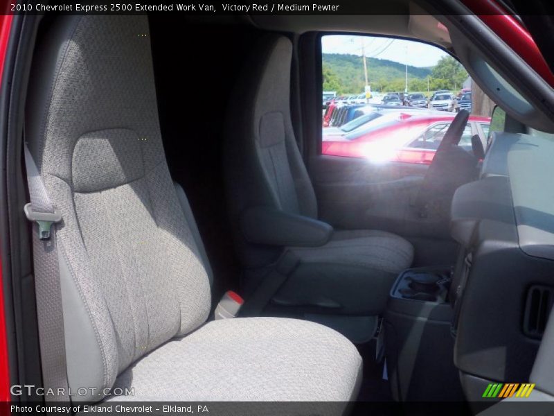 Victory Red / Medium Pewter 2010 Chevrolet Express 2500 Extended Work Van