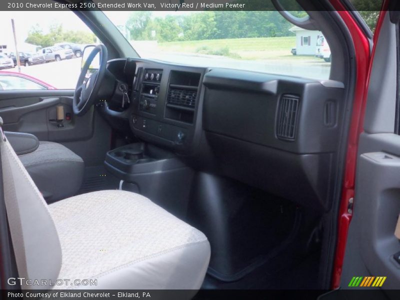 Victory Red / Medium Pewter 2010 Chevrolet Express 2500 Extended Work Van